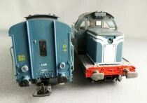 Jouef Champagnole 50100I Ho Sncf Diesel Loco BB 66079 Reversed Lighning & Boiler Van C976 Near Mint in Box 