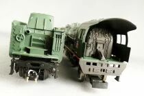 Jouef Champagnole 824100 Ho Sncf Loco Vapeur 241 P 7 Mountain Tender 36P20 Nevers Eclairage Proche Neuf Boite