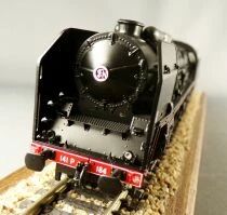 Jouef HJ2003 Ho Sncf Steam Loco 2-8-2 141 P 184 Tender 34 P 236 Noisy le Sec Black Digitalisable Near Mont in Box