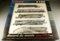 Jouef HJ2058 Ho Sncf Coffret Tgv Est 4402 V 150 Record du Monde de Vitesse 5 &Eacute;l&eacute;ments Neuf Boite
