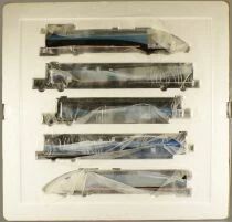 Jouef HJ2058 Ho Sncf Speed World Record Tgv Est 4402 V 150 5 Elements Set Mint in Box