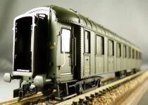 Jouef HJ4000 Ho Sncf Voiture Ocem R. A. A3B5 myfi 4864 1&egrave;re/2&egrave;me Classe Livr&eacute;e Vert Toit Vert Epoque III Proche Neuve Boite