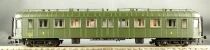 Jouef HJ4001 Ho Sncf Voiture Ocem R. A. B⁹ myfi 34462 2&egrave;me Classe Livr&eacute;e Vert Vert Noir Epoque III en Boite