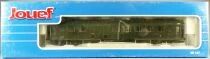 Jouef HJ4002 Ho Sncf Ocem Exposed Rivets B4Dmyi 34062 2nd Class/Van Green Black Roof Era III Mint in Box