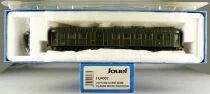 Jouef HJ4002 Ho Sncf Ocem Exposed Rivets B4Dmyi 34062 2nd Class/Van Green Black Roof Era III Mint in Box