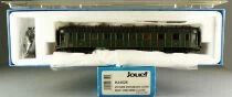 Jouef HJ4026 Ho Sncf Ocem Exposed Rivets A3B5 myfi 5857 1st/2nd Class Green Black Roof Era III Near Mint in Box