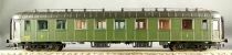 Jouef HJ4026 Ho Sncf Voiture Ocem R. A. A3B5 myfi 5857 1&egrave;re/2&egrave;me Classe Livr&eacute;e Vert Toit Noir Epoque III Proche Neuve Boite