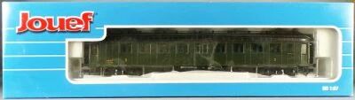 Jouef HJ4027 Ho Sncf Voiture Ocem R. A. C9 myfi 54610 3�me Classe Livr�e Vert Toit Noir Epoque III Proche Neuve Boite