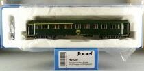 Jouef HJ4057 Ho Sncf Voiture type N36/37-DRG pour Express ex Dr 1&egrave;re/2&egrave;me Cl A3B5 50 87 38-20 153-4 Vert Epoque III Neuve Boite