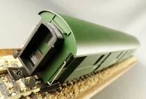 Jouef HJ4058 Ho Sncf Voiture Fourgon ex Dr type D 50 87 92-47 254-2 Vert Epoque IV Neuve Boite