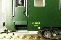 Jouef HJ4076 Ho Sncf Dev AO Car 1st Class A9 5254 Green Era III Mint in Box