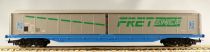 Jouef HJ6028 Ho Sncf Wagon Habils Sliding Walls Fret Sncf Mint in Box