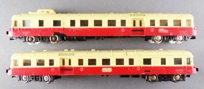 Jouef Ho Sncf Autorail Unifi� 300CV Picasso Motrice X 3827 Eclairage + Remorque XB 8147
