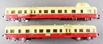 Jouef Ho Sncf Autorail Unifi&eacute; 300CV Picasso Motrice X 3827 Eclairage + Remorque XB 8147