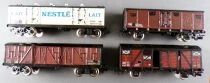 Jouef Ho Sncf Lot de 7 Wagons Marchandises Repeint sans Boite