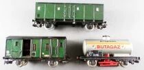 Jouef Ho Sncf Lot de 7 Wagons Marchandises Repeint sans Boite