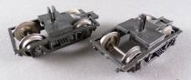 Jouef Ho Sncf Spare Part 2 Bogies Type Y2 with Metal Wheels Nem for Ocem Coach