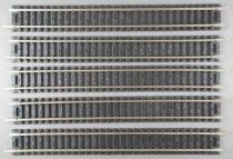 Jouef Mehano Ho 5 Rails Droits Maillechort 229mm 31 Traverses Etat Neuf
