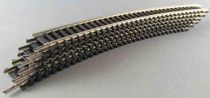 Jouef Mehano Ho 6 Courbes Rails Maillechort R 400 30° Etat Neuf