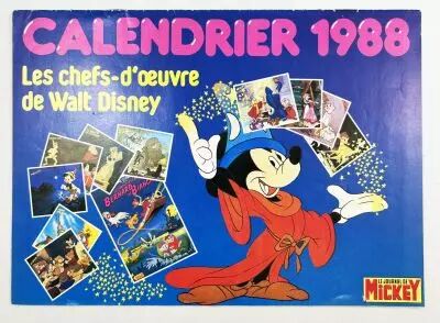 Journal de Mickey - Calendrier 1988