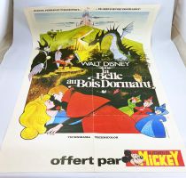Journal de Mickey (1983) - Poster Géant : Belle au Bois Dormant / Mickey, Donald, Pluto & Dingo en Vacances