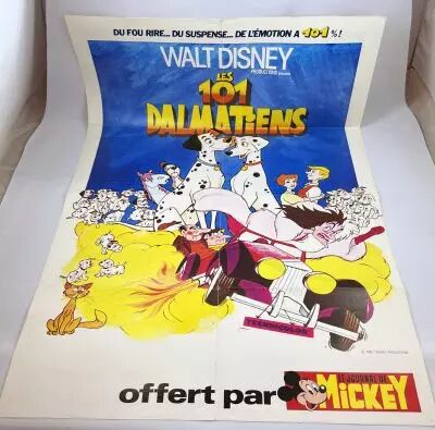 Journal de Mickey (1983) - Poster G�ant : Les 101 Dalmatiens / Le Livre de la Jungle