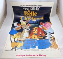 Journal de Mickey (1985) - Poster Géant : la Belle et le Clochard