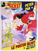 Journal de Mickey n°1760 (1986) - Magazine + Poster Géant \ Peter Pan\ 