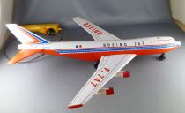 Joustra Ceji Réf 2896 - Avion Boeing F- 747 Tôle & Plastique Filoguidé en Boite