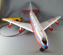 Joustra Ceji Réf 2896 - Avion Boeing F- 747 Tôle & Plastique Filoguidé en Boite