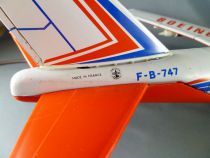 Joustra Ceji Réf 2896 - Avion Boeing F- 747 Tôle & Plastique Filoguidé en Boite