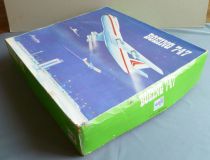 Joustra Ceji Réf 2896 - Avion Boeing F- 747 Tôle & Plastique Filoguidé en Boite