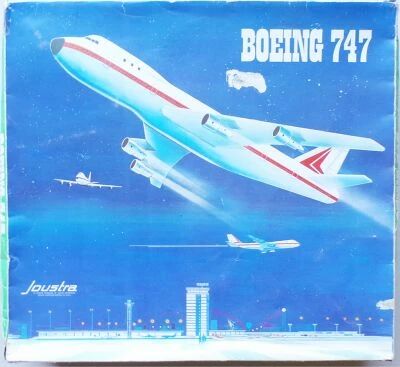 Joustra Ceji R�f 2896 - Avion Boeing F- 747 T�le & Plastique Filoguid� en Boite