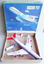 Joustra Ceji R&eacute;f 2896 - Avion Boeing F- 747 T&ocirc;le & Plastique Filoguid&eacute; en Boite