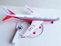 Joustra Ceji R&eacute;f 2896 - Avion Boeing F- 747 T&ocirc;le & Plastique Filoguid&eacute; en Boite