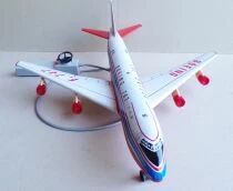 Joustra Ceji R&eacute;f 2896 - Avion Boeing F- 747 T&ocirc;le & Plastique Filoguid&eacute; en Boite