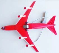 Joustra Ceji R&eacute;f 2896 - Avion Boeing F- 747 T&ocirc;le & Plastique Filoguid&eacute; en Boite