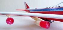 Joustra Ceji R&eacute;f 2896 - Avion Boeing F- 747 T&ocirc;le & Plastique Filoguid&eacute; en Boite