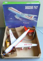 Joustra Ceji Ref 2896 - Boxed Remote Control Boeing F- 747 Tin 56 cm