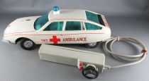 Joustra Ceji Réf 3238 - Citroën CX 2200 Ambulance Tôle & Plastique Filoguidé en Boite