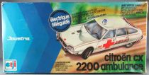 Joustra Ceji Réf 3238 - Citroën CX 2200 Ambulance Tôle & Plastique Filoguidé en Boite