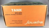 Joustra Réf 3717 - Boxed Remote Control Tank Rockets Thrower with Lights 28 cm