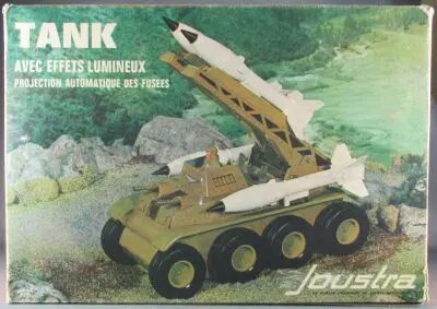 Joustra R�f 3717 - Tank Lance Fus�e Effets Lumineux T�le Filoguid� en Boite