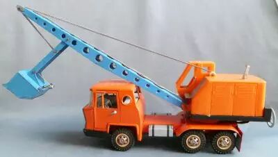 Joustra R�f 629 - Bernard Camion Porti�re Ouvrante Grue Pelleteuse Tole M�canique 54cm