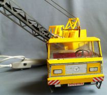 Joustra Ref 668 - Mercedes Grab Crane Truck Tin Remote Control 21\ 