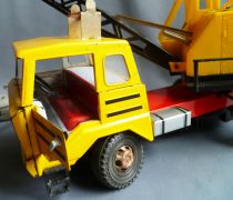 Joustra Ref 668 - Mercedes Grab Crane Truck Tin Remote Control 21\ 