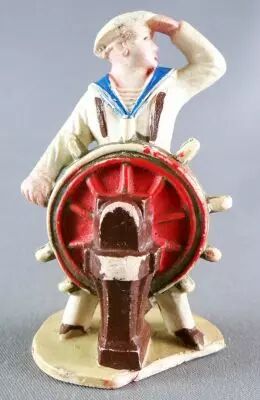 JSF Plastic - French  Army - Sailors - At the Helm 2