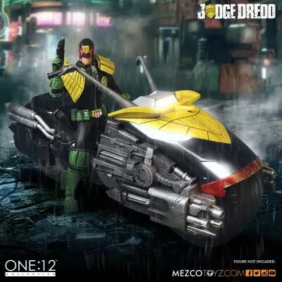 Judge Dredd\'s Lawmaster (Black Vers.) - MezcoToyz - V�hicule 1:12�me