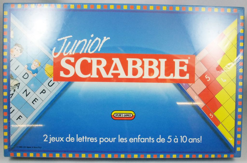 Junior Scrabble - Board Game - Spear's Games Habourdin 1989