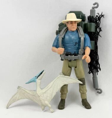 Jurassic Park - Kenner - Alan Grant with capture net (Loose)